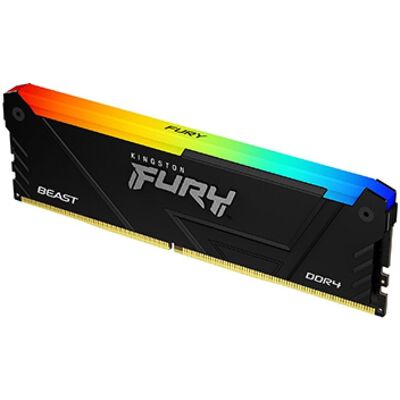 Kingston FURY Beast RGB Memória RAM 32GB DDR4 3200MT/s Kingston FURY Beast RGB Memória RAM 32GB DDR4 3200MT/s