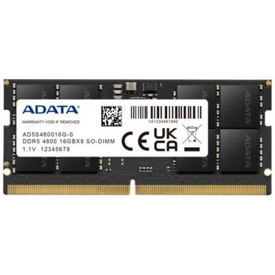 ADATA Premier DDR5 Módulo RAM 16GB 4800MHz SO-DIMM ECC ADATA Premier DDR5 Módulo RAM 16GB 4800MHz SO-DIMM ECC