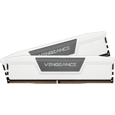 Corsair Vengeance Memórias RAM 32GB (2x16GB) DDR5 6400MHz CL32 AMD EXPO / Intel XMP Brancas Corsair Vengeance Memórias RAM 32GB (2x16GB) DDR5 6400MHz CL32 AMD EXPO / Intel XMP Brancas