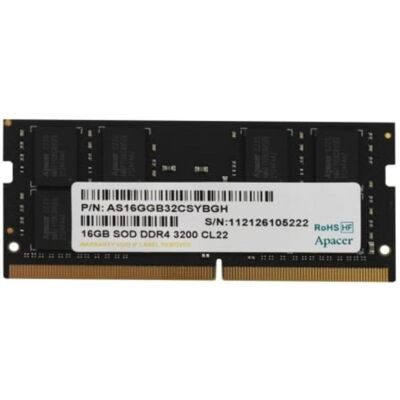Memória RAM Apacer ES.16G21.PSH 16GB DDR4 3200MHz CL22 SODIMM 1.2V Memória RAM Apacer ES.16G21.PSH 16GB DDR4 3200MHz CL22 SODIMM 1.2V