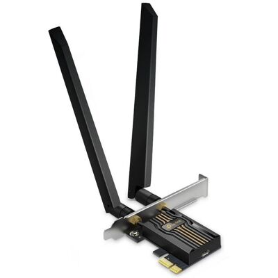 Tarjeta de Red TP-Link Archer TBE552E PCI Express 5760 Mbps Wi-Fi 7 Bluetooth 5.4 Tarjeta de Red TP-Link Archer TBE552E PCI Express 5760 Mbps Wi-Fi 7 Bluetooth 5.4
