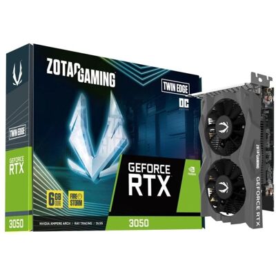 Zotac Gaming GeForce RTX 3050 TWIN EDGE OC 6GB GDDR6 Zotac Gaming GeForce RTX 3050 TWIN EDGE OC 6GB GDDR6