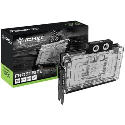 Placa grafica INNO3D GeForce RTX 5090 iCHILL FROSTBITE 32GB GDDR7 Reflex 2 RTX AI DLSS4 Placa grafica INNO3D GeForce RTX 5090 iCHILL FROSTBITE 32GB GDDR7 Reflex 2 RTX AI DLSS4