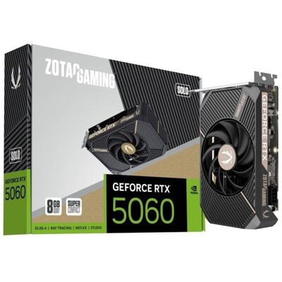 Placa gráfica Zotac GeForce RTX 5060 SOLO 8GB GDDR7 Reflex 2 RTX AI DLSS4 Placa gráfica Zotac GeForce RTX 5060 SOLO 8GB GDDR7 Reflex 2 RTX AI DLSS4