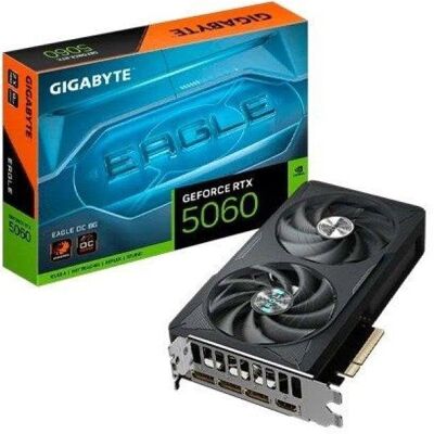 Placa gráfica Gigabyte GeForce RTX 5060 EAGLE OC 8GB GDDR7 Reflex 2 RTX AI DLSS4 Placa gráfica Gigabyte GeForce RTX 5060 EAGLE OC 8GB GDDR7 Reflex 2 RTX AI DLSS4