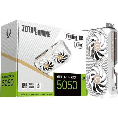 Tarjeta Gráfica Zotac GeForce RTX 5050 Twin Edge OC 8GB GDDR6 Reflex 2 RTX AI DLSS4 Tarjeta Gráfica Zotac GeForce RTX 5050 Twin Edge OC 8GB GDDR6 Reflex 2 RTX AI DLSS4