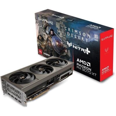 Placa grafica Sapphire Radeon RX 9070 XT NITRO+ OC 16GB GDDR6 Placa grafica Sapphire Radeon RX 9070 XT NITRO+ OC 16GB GDDR6