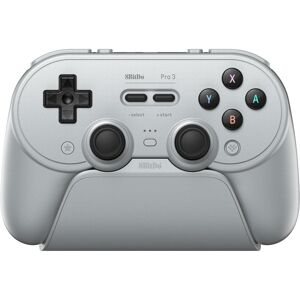 Controlador Bluetooth 8BitDo Pro 3 sem fios e com fios, cinzento, multiplataforma Controlador Bluetooth 8BitDo Pro 3 sem fios e com fios, cinzento, multiplataforma