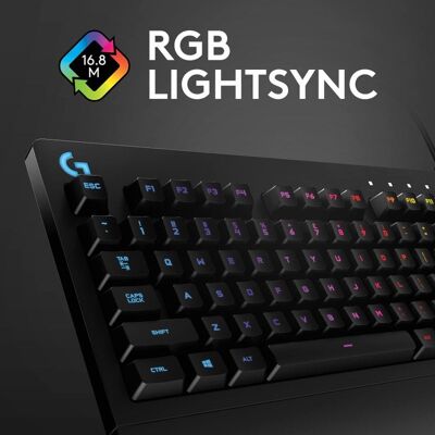 Logitech G213 Prodigy Teclado Gaming RGB Preto Layout QWERTY Italiano Logitech G213 Prodigy Teclado Gaming RGB Preto Layout QWERTY Italiano