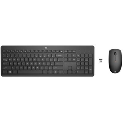 HP Brac Combo Teclado + Rato Wireless Pretos HP Brac Combo Teclado + Rato Wireless Pretos