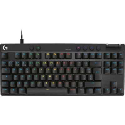 Logitech PRO X TKL RAPID Teclado Gaming Mecânico com Switches Magnéticos Preto (EUA) Logitech PRO X TKL RAPID Teclado Gaming Mecânico com Switches Magnéticos Preto (EUA)