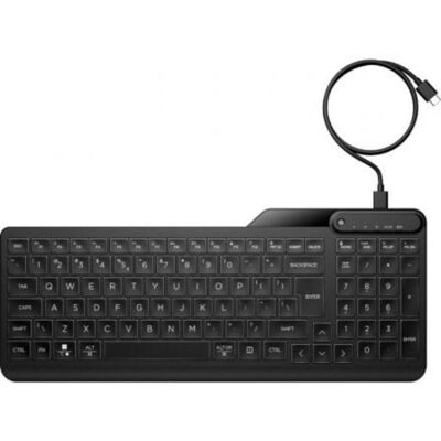 HP 405 Teclado de Membrana Retroiluminado Compacto USB-A/USB-C Preto (ES) HP 405 Teclado de Membrana Retroiluminado Compacto USB-A/USB-C Preto (ES)