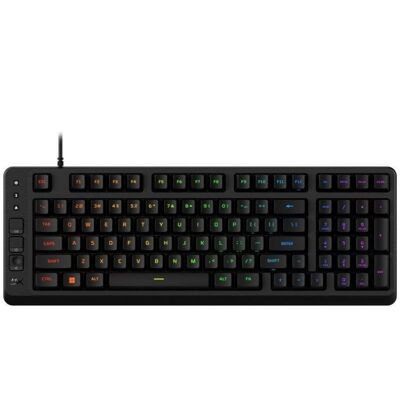Teclado HyperX Eve 1800 de membrana compacto Layout ES RGB teclas multimédia Teclado HyperX Eve 1800 de membrana compacto Layout ES RGB teclas multimédia