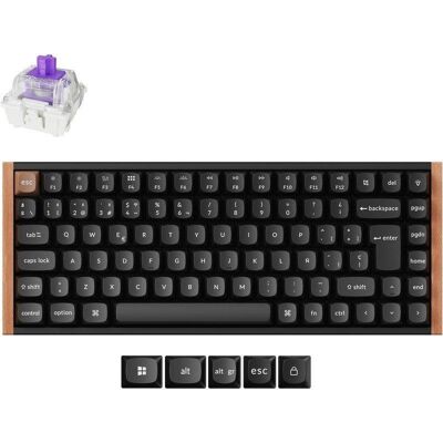 Teclado Keychron K2 HE magnético sem fio 75% com switches magnéticos e RGB Teclado Keychron K2 HE magnético sem fio 75% com switches magnéticos e RGB