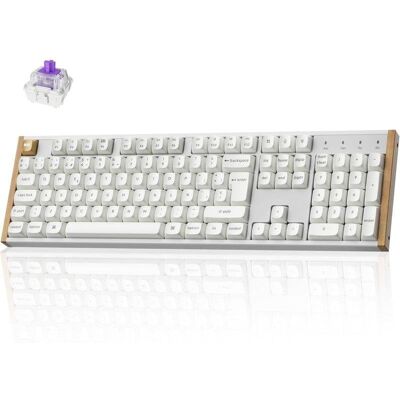 Teclado Keychron K10 HE magnético Hall Effect ISO-ES sem fios RGB programável Teclado Keychron K10 HE magnético Hall Effect ISO-ES sem fios RGB programável