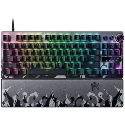 Teclado Razer Huntsman V3 Tenkeyless óptico analógico TKL 8KHz NiKo Edition US Layout com RGB e switches ajustáveis Teclado Razer Huntsman V3 Tenkeyless óptico analógico TKL 8KHz NiKo Edition US Layout com RGB e switches ajustáveis