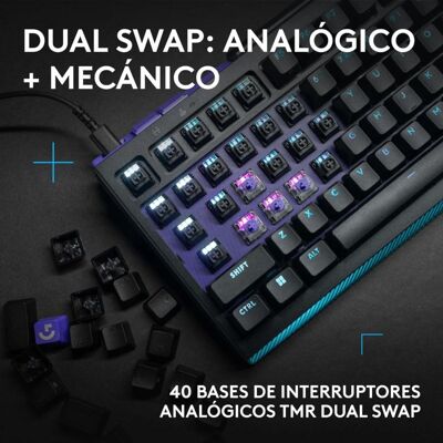 Teclado Logitech G512 X 98 DUAL SWAP magnético compacto RGB LIGHTSYNC Teclado Logitech G512 X 98 DUAL SWAP magnético compacto RGB LIGHTSYNC