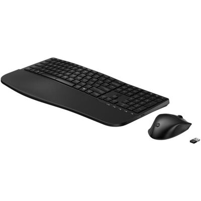 Teclado HP Combo 685 Comfort sem fios com rato e atalhos programáveis Teclado HP Combo 685 Comfort sem fios com rato e atalhos programáveis