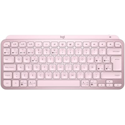 Logitech MX Keys Mini Teclado Sem Fios Bluetooth Rosa Logitech MX Keys Mini Teclado Sem Fios Bluetooth Rosa