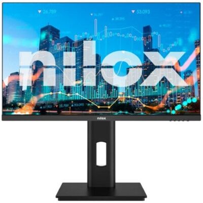 Nilox NXM27R2K1201 Monitor 27" 2K 120Hz IPS VESA com Altifalantes e Altura Ajustável Preto Nilox NXM27R2K1201 Monitor 27" 2K 120Hz IPS VESA com Altifalantes e Altura Ajustável Preto