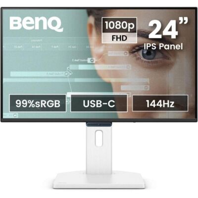 BenQ GW2490TC Monitor 23,8" FullHD 144Hz IPS USB-C 5ms com Altifalantes Branco BenQ GW2490TC Monitor 23,8" FullHD 144Hz IPS USB-C 5ms com Altifalantes Branco