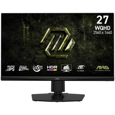MSI MAG 272QPF E20 Monitor 27" WQHD 200Hz Rapid IPS HDR 0,5ms Adaptive-Sync MSI MAG 272QPF E20 Monitor 27" WQHD 200Hz Rapid IPS HDR 0,5ms Adaptive-Sync