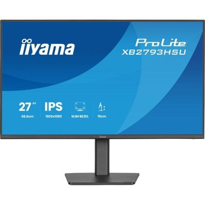 Monitor iiyama ProLite XB2793HSU-B1 27" FullHD 120Hz IPS Pivot Altifalantes USB 1ms Monitor iiyama ProLite XB2793HSU-B1 27" FullHD 120Hz IPS Pivot Altifalantes USB 1ms