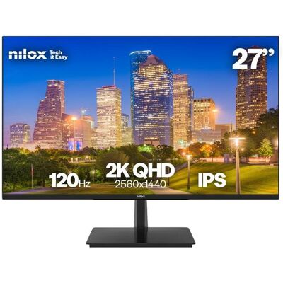 Nilox Tela 27 2K IPS 120Hz HDMI DisplayPort - Monitor de Computador Nilox Tela 27 2K IPS 120Hz HDMI DisplayPort - Monitor de Computador