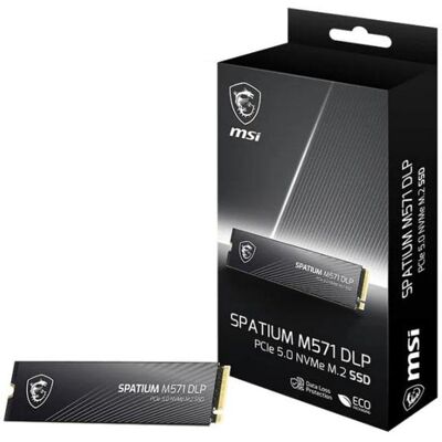 Disco Rígido MSI Spatium M571 DLP 4TB M.2 PCIe 5.0 NVMe 14500MB/s Disco Rígido MSI Spatium M571 DLP 4TB M.2 PCIe 5.0 NVMe 14500MB/s