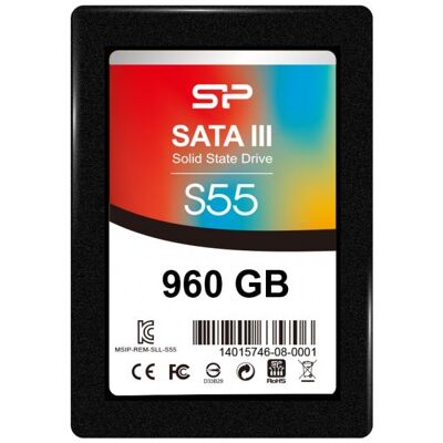 silicon-power Silicon Power Slim S55 SSD 2.5" 960GB SATA3 silicon-power Silicon Power Slim S55 SSD 2.5" 960GB SATA3