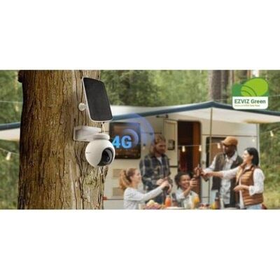 EZVIZ EB8 4G - Câmara de segurança esférica externa - 2K - Branca - IP65 EZVIZ EB8 4G - Câmara de segurança esférica externa - 2K - Branca - IP65