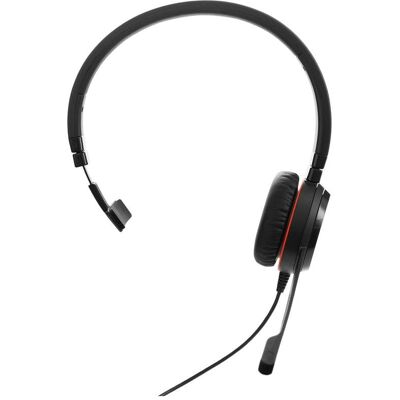 Auriculares Jabra Evolve 20 SE com fio USB-A/USB-C para escritório com microfone, Preto Auriculares Jabra Evolve 20 SE com fio USB-A/USB-C para escritório com microfone, Preto