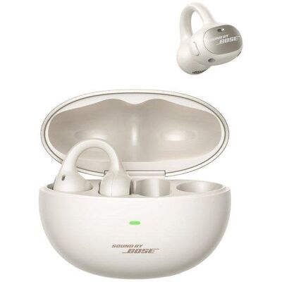 Auriculares Baseus Inspire XC1 sem fios Bluetooth open-ear IP66 microfone IA brancos Auriculares Baseus Inspire XC1 sem fios Bluetooth open-ear IP66 microfone IA brancos