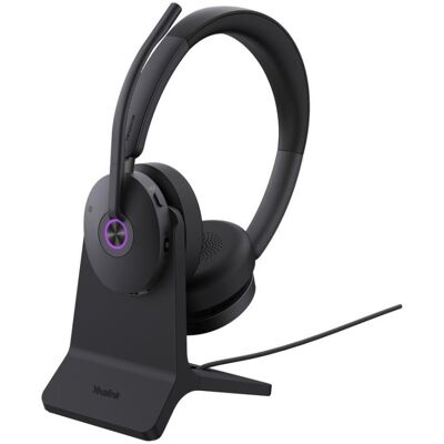 Auriculares Yealink BH74 inalámbricos Bluetooth para escritório com Cancelamento de Ruído, base de carregamento, pretos Auriculares Yealink BH74 inalámbricos Bluetooth para escritório com Cancelamento de Ruído, base de carregamento, pretos