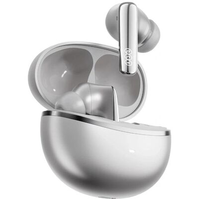 Auriculares QCY MeloBuds N70 Lite sem fios Bluetooth com Cancelamento de Ruído e micro AI Titanium Auriculares QCY MeloBuds N70 Lite sem fios Bluetooth com Cancelamento de Ruído e micro AI Titanium