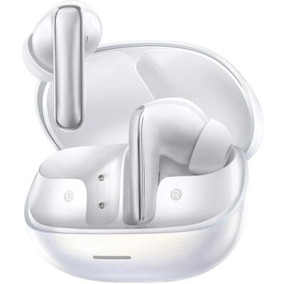 Auriculares QCY MeloBuds N65 sem fios Bluetooth 6.0 ANC adaptativo IPX5 Branco Auriculares QCY MeloBuds N65 sem fios Bluetooth 6.0 ANC adaptativo IPX5 Branco