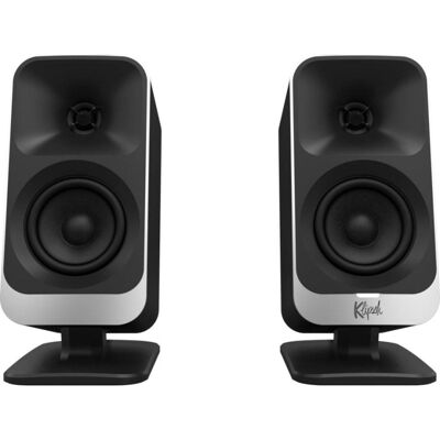 Colunas Klipsch Ativas 2.1 Bluetooth 200W com Subwoofer Plano e controlo por app Colunas Klipsch Ativas 2.1 Bluetooth 200W com Subwoofer Plano e controlo por app