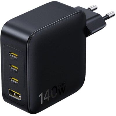 Carregador Rápido Baseus EnerFill FH11 GaN 140W EU Preto Cósmico Carregador Rápido Baseus EnerFill FH11 GaN 140W EU Preto Cósmico