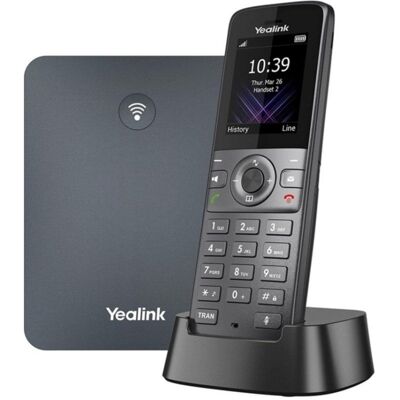 Telefone IP Yealink W74P Cinzento Sem Fios Base DECT Bluetooth Telefone IP Yealink W74P Cinzento Sem Fios Base DECT Bluetooth
