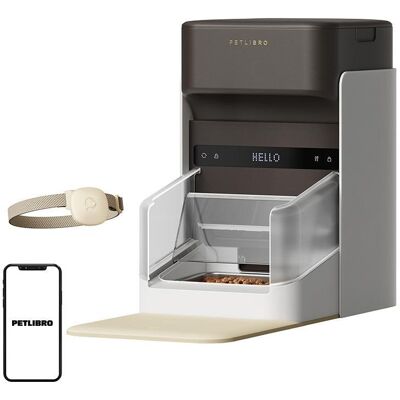 Distribuidor de comida Petlibro PL-AF301-31B RFID 3L com coleira Distribuidor de comida Petlibro PL-AF301-31B RFID 3L com coleira