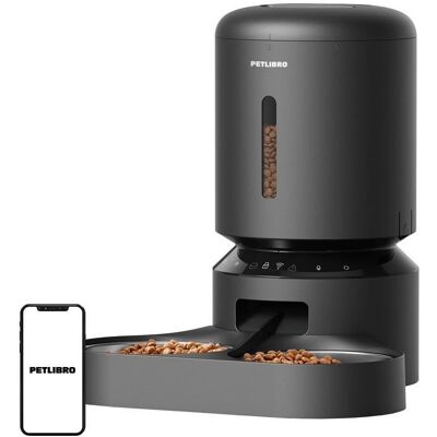 Distribuidor de Comida Petlibro Granary PL-AF103-36B 5L Wi-Fi Duplo Preto Distribuidor de Comida Petlibro Granary PL-AF103-36B 5L Wi-Fi Duplo Preto