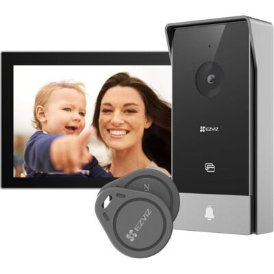 Sistema de Videoporteiro EZVIZ HP5 - Tela sensível ao toque de 7" - Visão Noturna Sistema de Videoporteiro EZVIZ HP5 - Tela sensível ao toque de 7" - Visão Noturna