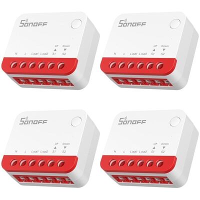Interruptor Inteligente Sonoff MINI-ZBRBS Zigbee com controlo preciso e amplificador de sinal Interruptor Inteligente Sonoff MINI-ZBRBS Zigbee com controlo preciso e amplificador de sinal