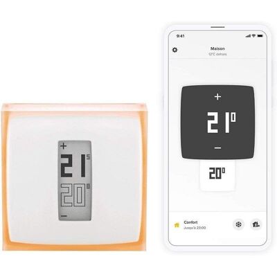 Termóstato Inteligente Netatmo NTH01-ES-EC Sem fios para Aquecimento Termóstato Inteligente Netatmo NTH01-ES-EC Sem fios para Aquecimento