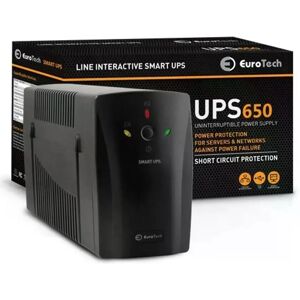 Eurotech UPS 650VA - Fonte de energia ininterrupta Eurotech UPS 650VA - Fonte de energia ininterrupta