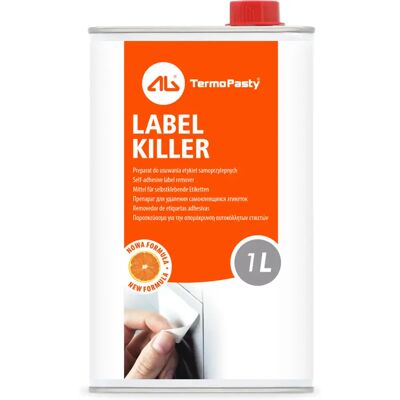 Label Killer - ART.AGT-102 - 1L - Líquido para remover etiquetas autoadesivas Label Killer - ART.AGT-102 - 1L - Líquido para remover etiquetas autoadesivas