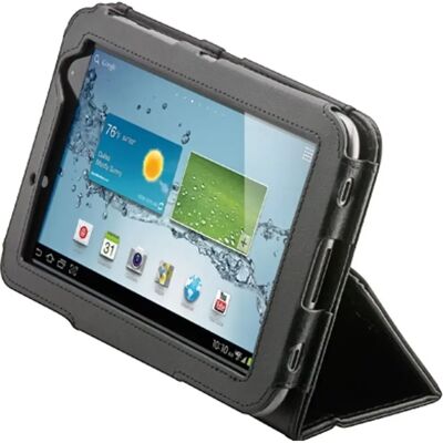 Goobay - Bolsa dobrável em couro sintético para tablet Samsung Galaxy Tab 2 7.0 - preta Goobay - Bolsa dobrável em couro sintético para tablet Samsung Galaxy Tab 2 7.0 - preta