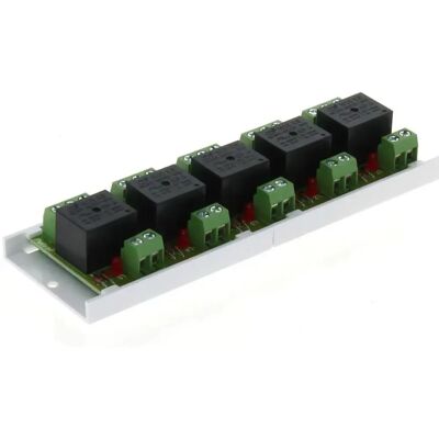 Módulo de 5 relés 12VDC 37mA Módulo de 5 relés 12VDC 37mA