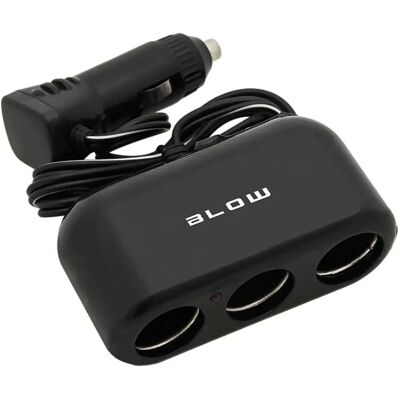 Blow - Distribuidor de isqueiro com 3 saídas e cabo 0.9m 12/24VDC 10A Blow - Distribuidor de isqueiro com 3 saídas e cabo 0.9m 12/24VDC 10A