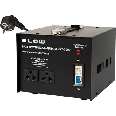 Conversor de tensão Blow PRT-3000 - 3000W Fonte de energia portátil Conversor de tensão Blow PRT-3000 - 3000W Fonte de energia portátil